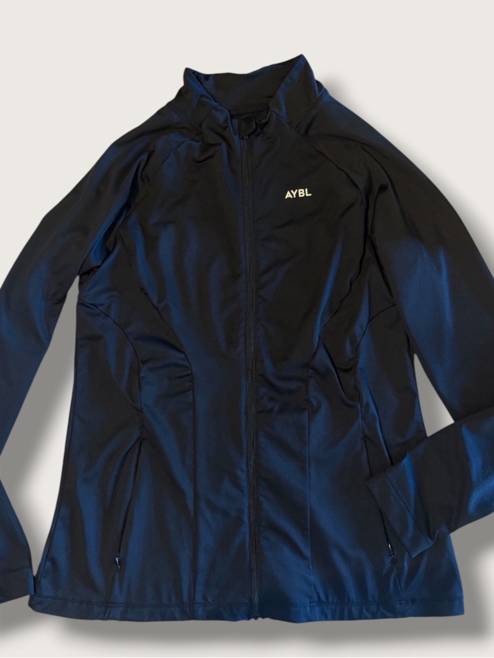 AYBL Women's Black Effortless Full-Zip Jacket